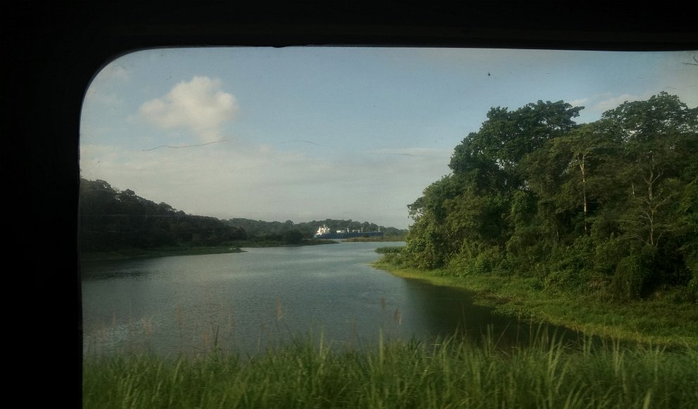 Riding the Panama Canal Railway Train